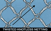 Twisted Knotless Netting